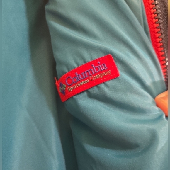 Vintage Columbia 3-in-1 Ski Coat Interchange Men's Large Navy Teal Zip in Jacket - Picture 8 of 14